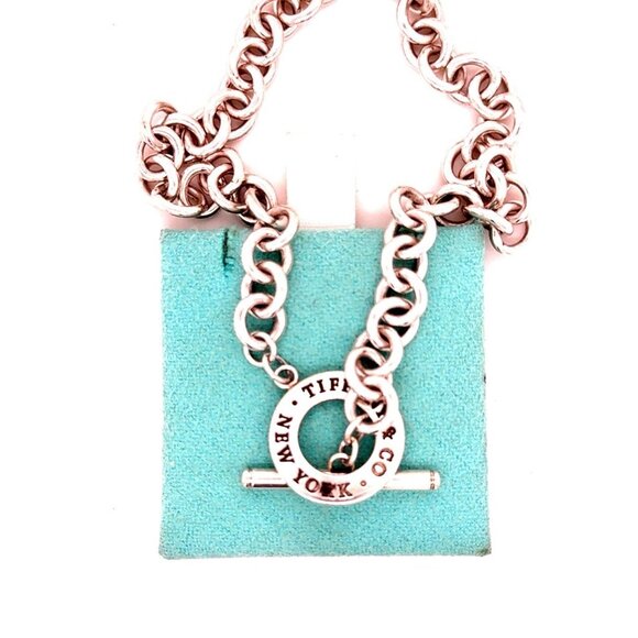 T&Co. 925 Toggle Necklace - Picture 5 of 7